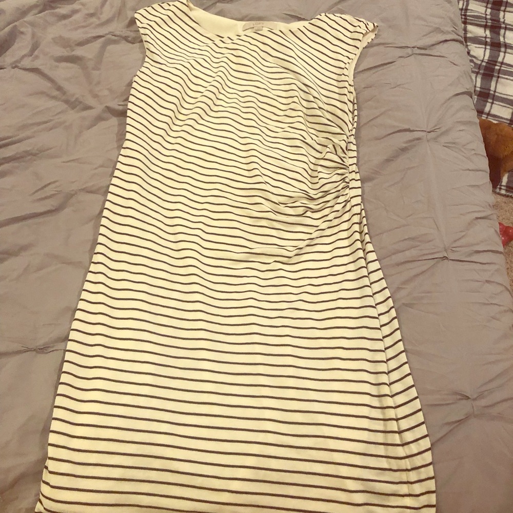 Loft side cinch dress medium